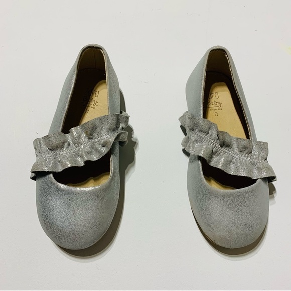 Zara ruffled little girl formal flat shoes - Picture 2 of 5